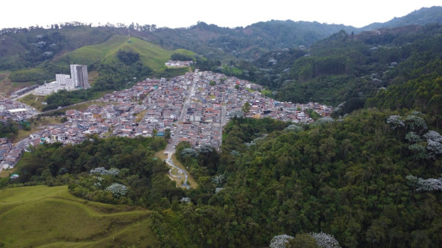Este es el límite entre el barrio La Cumbre y los inicios de la Reserva Río Blanco, en la comuna Ecoturístico Cerro de Oro.