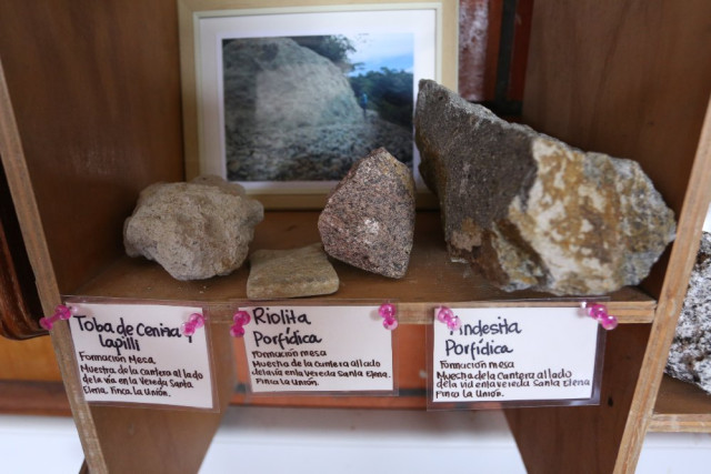 Piedras encontradas en el municipio
