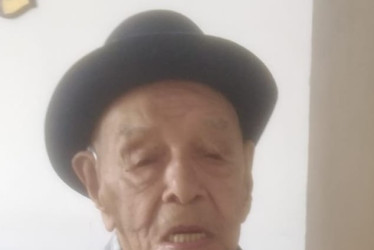 Foto | Henry Giraldo | LA PATRIA Ramón Antonio Marulanda Carvajal falleció a los 101 años ade vida, era de Manzanares (Caldas). Solidaridad con su familia.