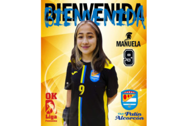 Manuela Arias Patiño, nacida en Manizales en el 2004, es la nueva jugadora del Club Patín Alcorcón.