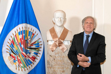Luis Almagro está al frente de la OEA desde el 2015.