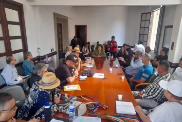 Dialogan campesinos, indígenas y Alcaldía de Riosucio por el PBOT