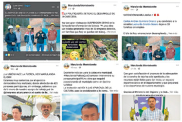 Una página en Facebook denominada Marulanda Montebonito parece ser la caja de resonancia del alcalde, Juan David Grajales, y además en plataforma para atacar a Leonardo Giraldo, candidato de la oposición.