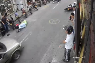 Agresión contra guarda de tránsito en Manizales