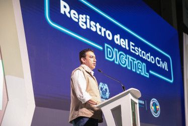 El registro civil digital busca agilizar los trámites y brindar a los colombianos la posibilidad de obtener copias de este documento desde cualquier parte del mundo, de acuerdo con el registrador Nacional del Estado Civil, Alexánder Vega.