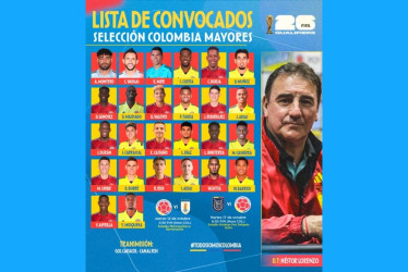 Convocatoria Selección Colombia Eliminatorias Mundial 2026