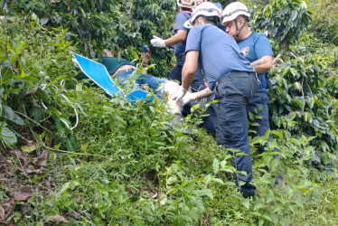 El accidente ocurrió en el sector La Esmeralda, a unos cinco minutos de la salida del casco urbano de Manzanares, en la vía hacia Manizales. 