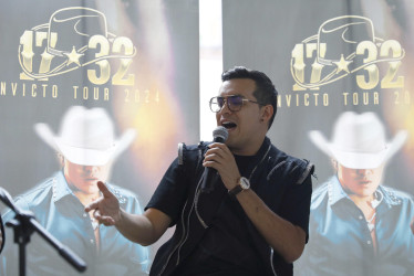 El cantante manzanareño de música popular Yeison Jiménez prepara un show que primero presentará en Bogotá, pero luego pasará por Manizales.