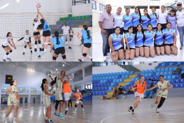 En la tarde de este lunes el Coliseo Menor de Manizales acogió las finales departamentales de voleibol femenino.