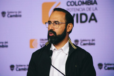 El ministro de Minas y Energía, Andrés Camacho.