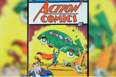 Ejemplar del número 1 de la revista 'Action Comics' de Superman.