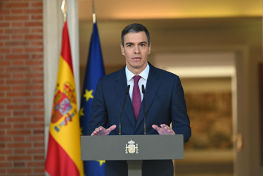 El presidente del Gobierno español, Pedro Sánchez. 