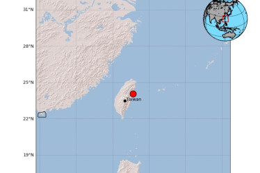 Un terremoto de 7,3 grados de magnitud sacudió este miércoles la isla de Taiwán