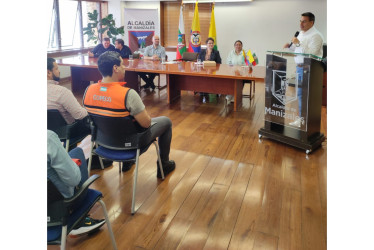 Delegados de Honduras y el PNUD visitaron Manizales para conocer las prácticas rutinarias de la Unidad de Gestión del Riesgo de la ciudad.