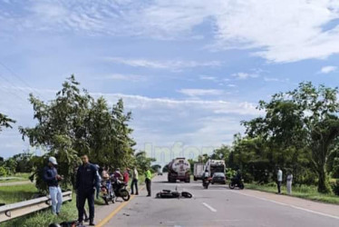 Cerca de la cabecera municipal de La Dorada, en el sector II de la Ruta del Sol, se presentó el accidente de tránsito.
