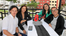 Andrés Aguillón, Luisa Fernanda Mazo, Sandra Milena Gómez y Claudia Andrea Moral.
