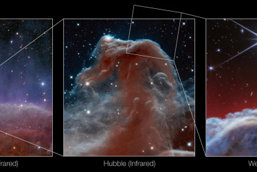 El telescopio espacial James Webb ha captado imágenes de la icónica nebulosa "Cabeza de Caballo"
