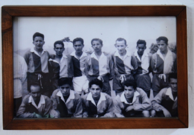 Imagen en la que aparece el padre Giraldo Gómez, quien llegó a Filadelfia en el año de 1955 y desarrolló varios proyectos, entre ellos, hacer deporte con los jóvenes y fue pionero en la fundación de los Juegos Deportivos.