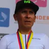 Nairo Quintana corría con el Arkéa-Samsic cuando salió positivo por tramadol. En los Nacionales de Ruta, en Bucaramanga, vistió su propia marca y ganó medalla de bronce. 