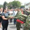La pereirana María Cano Orozco, de 22 años, es una de las 72 mujeres que recibieron su uniforme e ingresaron el sábado a prestar el servicio militar en el Batallón Ayacucho.