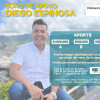 El precandidato a la Alcaldía de Manizales Diego Espinosa, apodado el Ninja, busca recursos con bonos de apoyo para financiar su campaña.