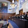 Lectura de la sentencia de la Corte Internacional de Justicia sobre el litigio entre Nicaragua y Colombia en el caso de la delimitación de la plataforma continental.