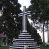 Este mirador del Alto de la Cruz es característico en el municipio del bajo occidente de Caldas.