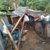 Esta es una de las 15 casas afectadas por las fuertes lluvias en San José (Caldas).