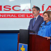 Martha Janeth Mancera y Hernando Toro, fiscal y vicefiscal encargados.