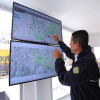 El Cuerpo Oficial de Bomberos de Manizales monitorea las 24 horas del día el Sistema de Alerta Temprana de la ciudad para prevenir los riesgos por lluvias.