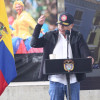 Gustavo Petro, presidente de Colombia, durante su visita esta semana a Manizales.