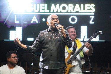 Miguel Morales se presentó por primera vez en Manizales.