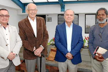 Ángel María Ocampo Cardona, José Jaramillo Mejía, Albeiro Valencia Llano, y Darío Valencia.