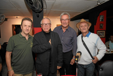 Pedro Salazar, José Fernando Rivera, Mario César Otálvaro y Jhon Jairo Pineda