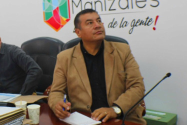Víctor Hugo Cortés Carrillo, concejal del Partido Liberal en Manizales. 