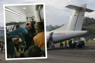 Pasajero agredió a tripulante de cabina de Easyfly en vuelo Manizales-Bogotá