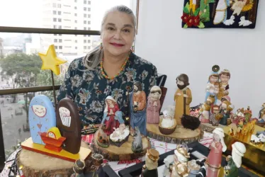 Ana Clemencia Mejía Valencia, coleccionista de pesebres 