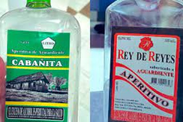 Los licores Cabañita y Rey de Reyes son los que se comercializan con metanol, según el Invima.