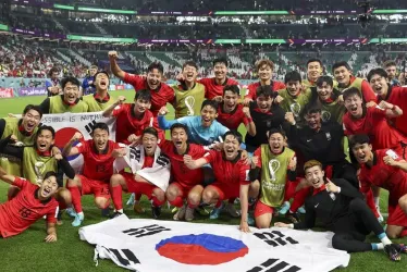 Corea del Sur le ganó 2-1 a Portugal y se metió a la fiesta de los octavos de final