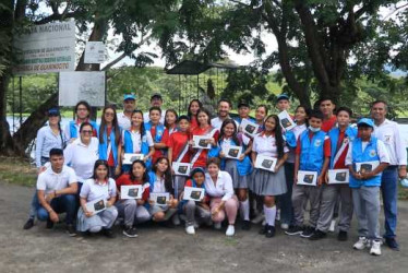 El proyecto del Club del colegio de Guarinocito, en La Dorada, articula acciones para proteger y conservar la charca, preservando la biodiversidad.