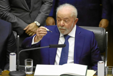 Luiz Inácio Lula da Silva despacha desde ayer como nuevo presidente de Brasil.