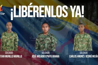 Disidencias de las Farc secuestran a tres soldados en el Cauca