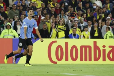Derrota de Colombia ante Uruguay 1-0 en el Suramericano Sub-20