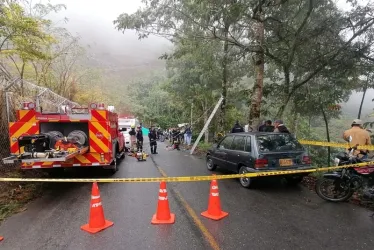 En el sector La Balastrera se presentó el accidente.