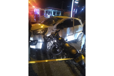 Este fue el accidente que dejó un fallecido el sábado en Manizales.