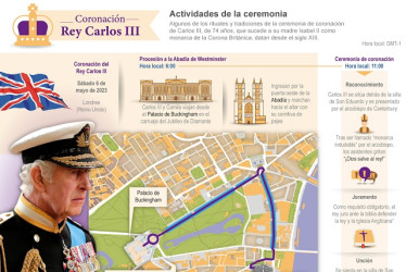 La ceremonia de coronación de Carlos III marca un sábado de fiesta para el Reino Unido.