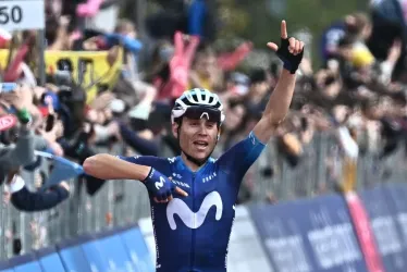 "He cumplido un sueño": Einer Rubio al ganar la etapa 13 de Giro de Italia
