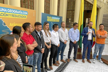Los organizadores de la presentación de los proyectos de regalías en Caldas fallaron escribiendo Aranzazu, uno de los municipios beneficiados. Pusieron Aránzazu.