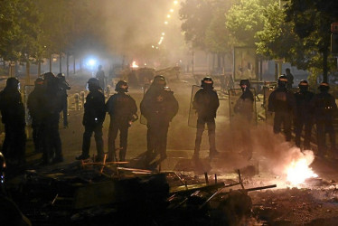 Los disturbios en Francia.