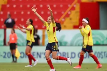 Mariana Muñoz marcó el gol de la victoria de Colombia ante Alemania en el debut de la Tricolor en el Mundial Sub-20 Femenino de Costa Rica 2022.